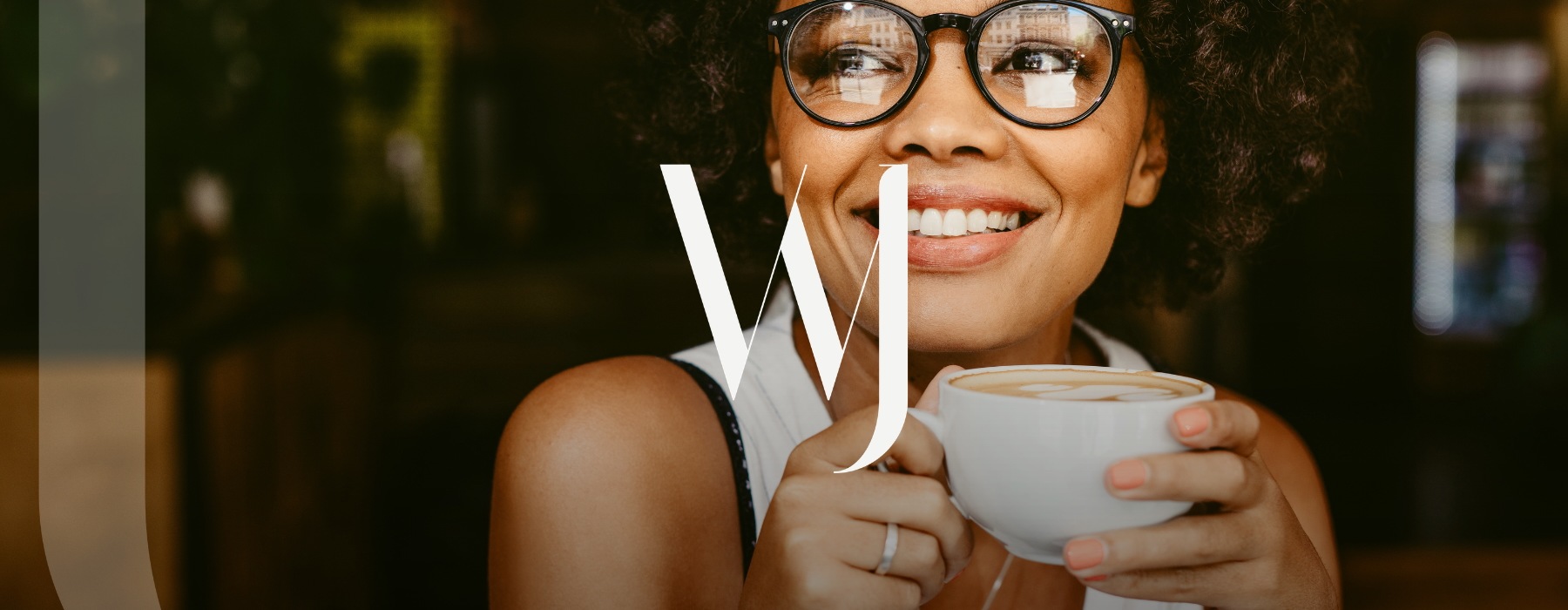 a woman holding a mug of coffee