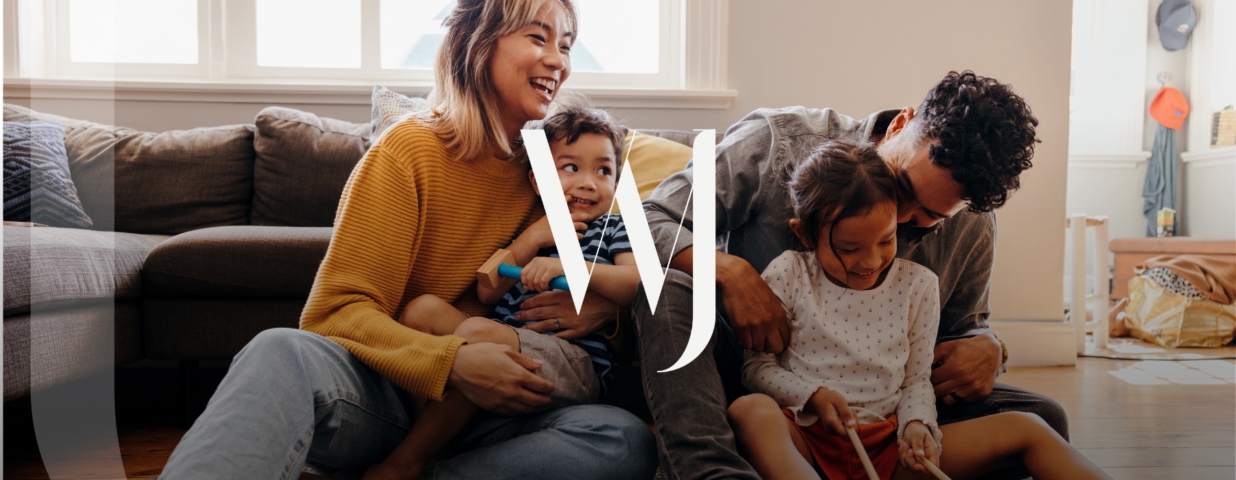 a family indoors